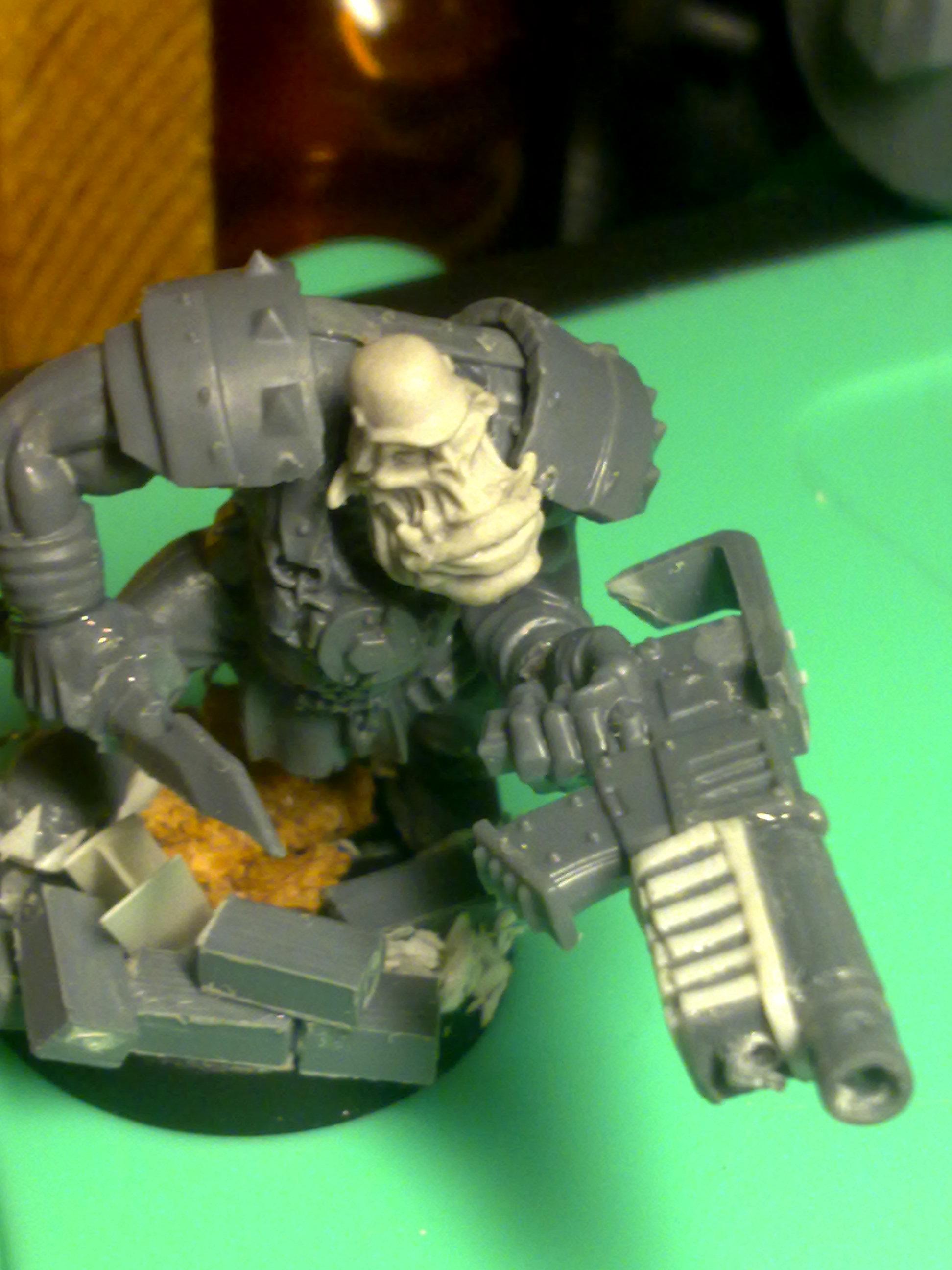 Conversion Orcs Orks Shoota Work In Progress Da Oomie Wagon Regiment Approachin Fix 4417